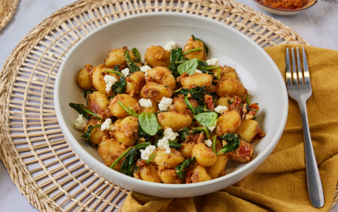 Recept gnocchi met spinazie en Boursin Grand'Italia